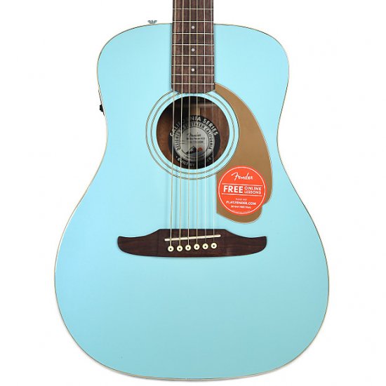 Fender Malibu Player Acoustic Aqua Splash ギター - 輸入ギターなら ...