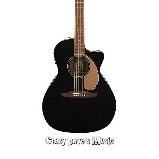 black acoustic electric guitar