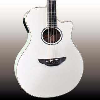 Yamaha APX600 Thinline Acoustic Guitar Vintage White 