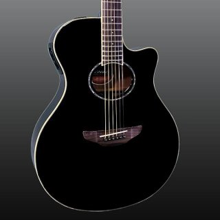 Yamaha APX600 Thinline Acoustic Guitar Black 