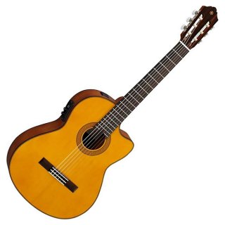Yamaha CGX122MSC Classical Acoustic-Electric Guitar, Solid Spruce Top 