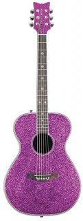 Daisy Rock DR6225 Pixie Acoustic-Electric Pink Sparkle Guitar 