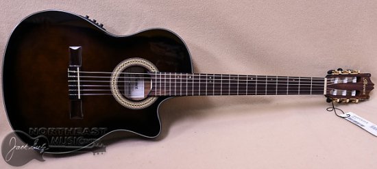 Ibanez Ga35 Thinline Classical Acoustic Electric Guitar In Dark Violin Sunburst ギター 輸入ギターなら国内 