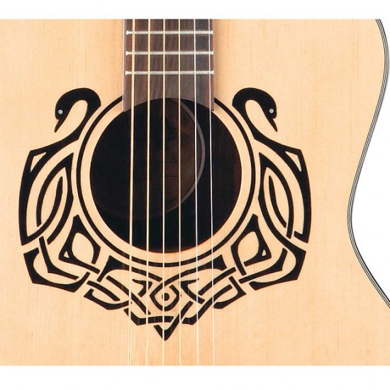 Luna Guitars Celtic Swan 6-String Acoustic Electric Guitar ギター -  輸入ギターなら国内最大級Guitars Walker（ギターズ　ウォーカー）