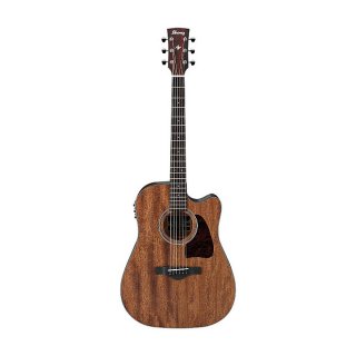 Ibanez AW54CEOPN Open Pore Natural Artwood Dreadnought Acoustic-Electric Guitar 
