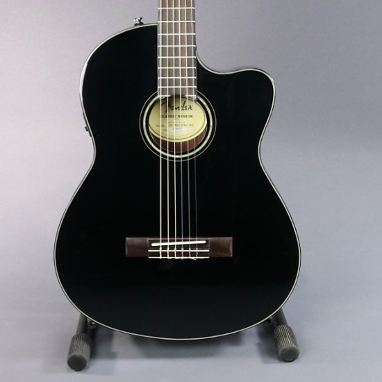 DEMO Fender CN-140SCE Acoustic-Electric Guitar, Black ギター