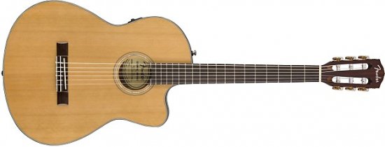 Fender CN-140SCE Acoustic Guitar Nylon - Natural ギター - 輸入