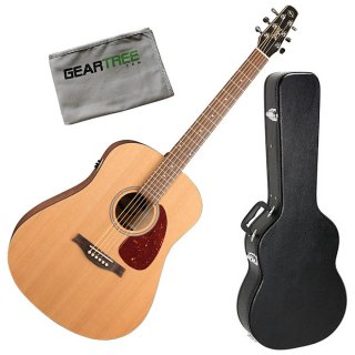 Seagull 046393 S6 Original QIT Acoustic-Electric Guitar Bundle 