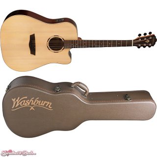 Washburn Woodline 20 Series | WLD20SCE Acoustic Electric Guitar with Case 