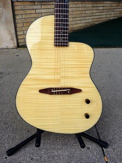 Michael Kelly Rick Turner S6 Flame Acoustic Electric 2017 