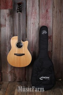 Ovation CS24-4 Celebrity Standard Acoustic Electric Guitar Natural with Gig Bag 