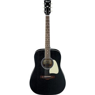 Ibanez Artwood AW360 Weathered Black Open Pore Dreadnought Acoustic Guitar 