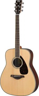 Yamaha FG830 Dreadnought Acoustic Guitar Natural 
