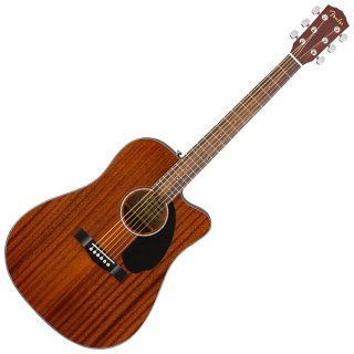Fender CD-60SCE All Mahogany Acoustic-Electric Guitar 