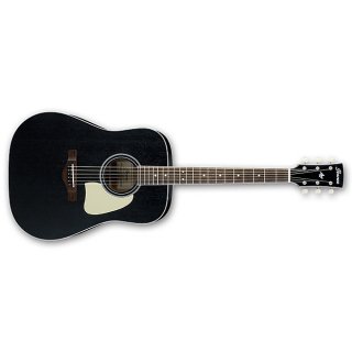 Ibanez AW360 Artwood Series Acoustic Guitar RW Board Weathered Black Open Pore 