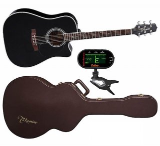Takamine EF341SC Dreadnought *NEW* Acoustic Guitar w/ Case + FREE TUNER EF-341 SC 