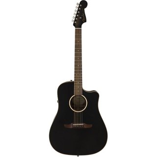 Fender California Redondo Special Acoustic-Electric Guitar Matte Black 