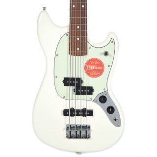 Fender Offset Series Duo Mustang Bass PJ Olympic White 