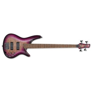 Ibanez SR400EQM PCG 4-String Electric Bass, Quilted Maple Top - Purple Space Burst Gloss 