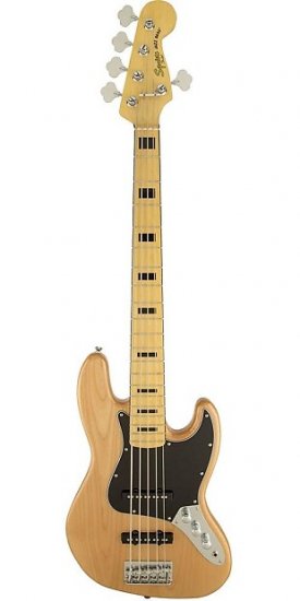 Squier Vintage Modified 70s Jazz Bass V Natural ギター - 輸入ギターなら国内最大級Guitars  Walker（ギターズ　ウォーカー）