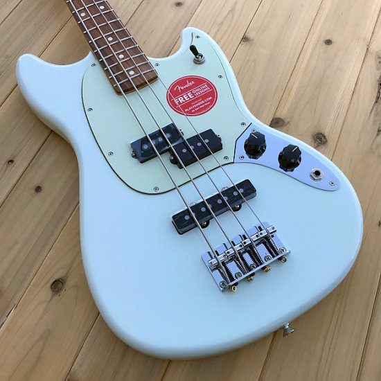 Fender Mexico Mustang Bass PJ Sonic Bluefender - omegasoft.co.id