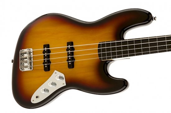 squier vm fretless jazz bass