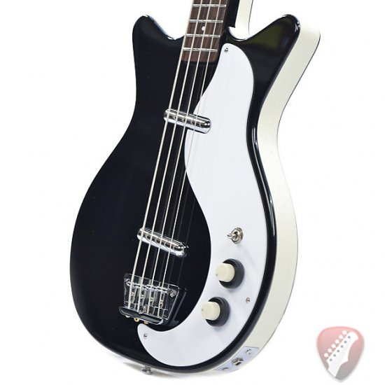 Danelectro '59 DC Long Scale Bass Guitar In Black ギター - 輸入