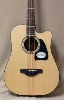 Ibanez AWB50CE Acoustic Electric Bass in Natural 