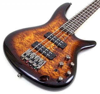 Ibanez SR400EQM SR-Series Bass Guitar - Dragon Eye Burst 