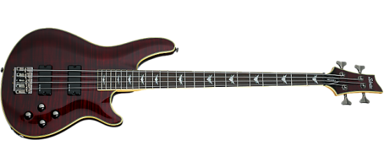 Schecter Omen Extreme-4 Electric Bass in Black Cherry Finish ...