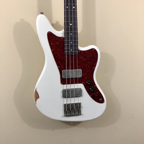 Fano JM4 Standard Electric Bass w/ Gig Bag - Olympic White (Medium