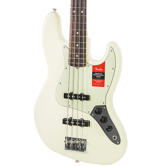 Brand New Fender American Professional Jazz Bass Olympic White ...