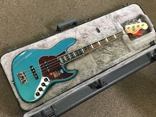2017 Fender American Elite Jazz Bass Ocean Turquoise w/Case ギター