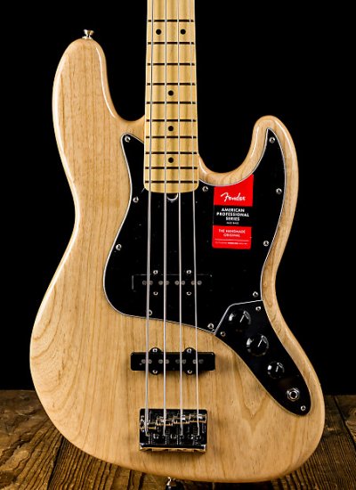 Fender American Professional Jazz Bass - Natural - Free Shipping ...