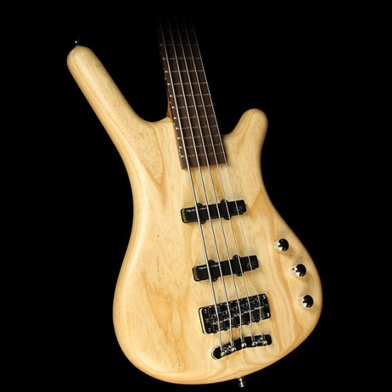 Warwick Pro Series Corvette Swamp Ash Electric Bass Guitar Natural