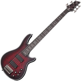 Schecter Hellraiser Extreme-5 5-String Bass CRBS Crimson Red Burst Satin 1919 