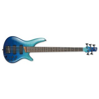 Ibanez SR SR875 Blue Reef Gradation BRG 5-String Electric Bass Guitar + Free Gig Bag 