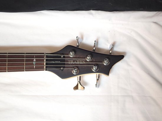 TRABEN Array Attack 5-string BASS guitar Black Burl w/ CASE