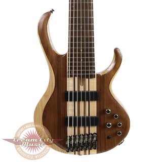 Brand New Ibanez BTB747 7 String Electric Bass in Natural Flat Low Gloss 