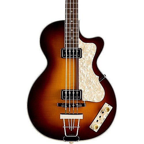 Hofner Contemporary Club Bass, Sunburst, W/Case (H64/CB) ギター 