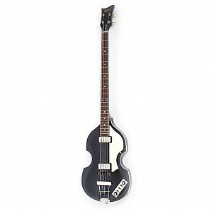 Hofner Contemporary Violin Bass, Black, W/Case (H64/VB) 