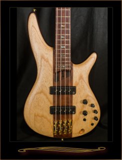 Ibanez SR1300E Premium 4-String Bass in Satin Natural 