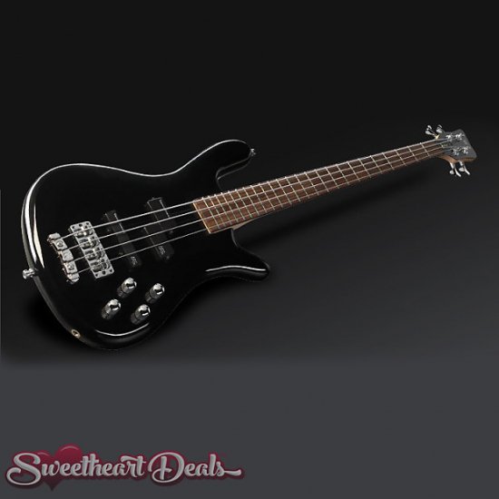 Warwick RockBass Streamer LX 4 String Electric Bass - Solid Black 