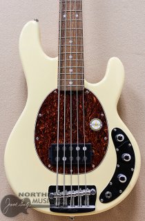 Sterling by Music Man Ray35CA 5 String Bass in Vintage Cream 