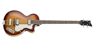 new Hofner HCT-500/2-SB-O Contemporary Series Club Bass with hardshell case 