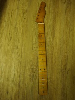 未使用　ALLPARTS製Fenderフェンダーテレキャスター9.5 C ダークレリック加工　メイプル　ヴィンテージ ギターネック