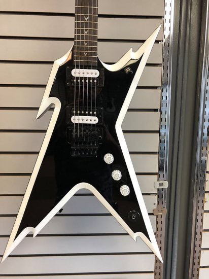 Dean Razorback Dimebag DB Floyd Black with White Trim ギター -  輸入ギターなら国内最大級Guitars Walker（ギターズ　ウォーカー）