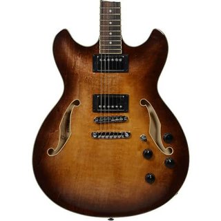 Cool! Ibanez AS73 Artcore in Tobacco Burst! Free Shipping! 