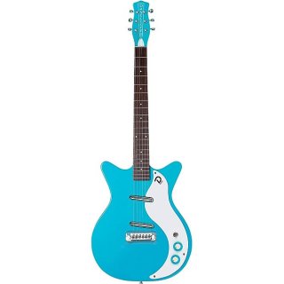Danelectro 59 Modified NOS+ Vintage Style Electric Guitar in Baby Come Back Blue 