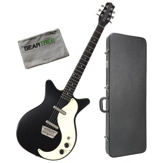 Danelectro D59M-PLUS '59 Model New Old Stock Plus Black w/ Hard Case and Cloth 